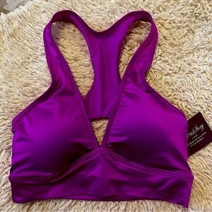 Purple Metallic Bralette